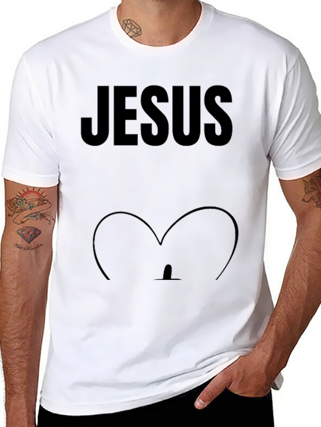 Jesus T-Shirt Funny Pregnancy Announcement Tee