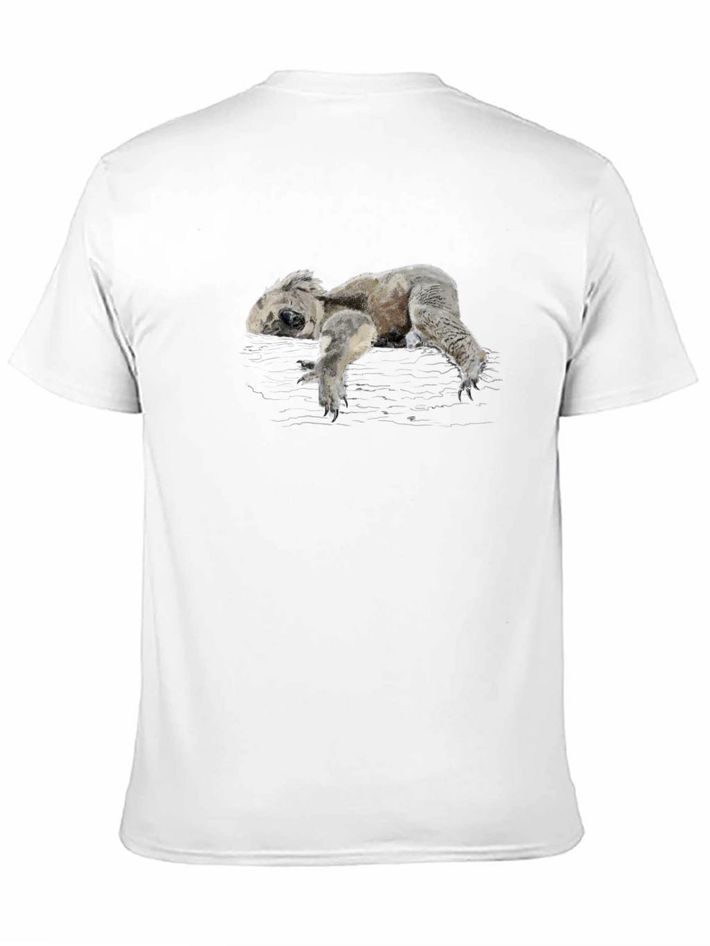 Koala Graphic Black T-Shirt Casual Wear