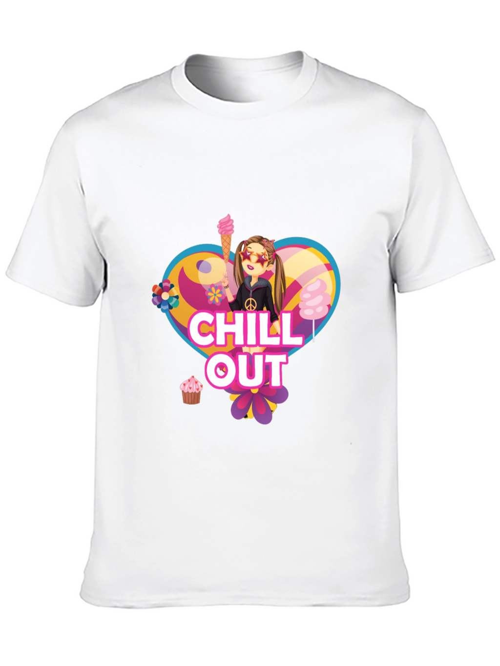 Chill Out Graphic Tee - Fun Design T-Shirt