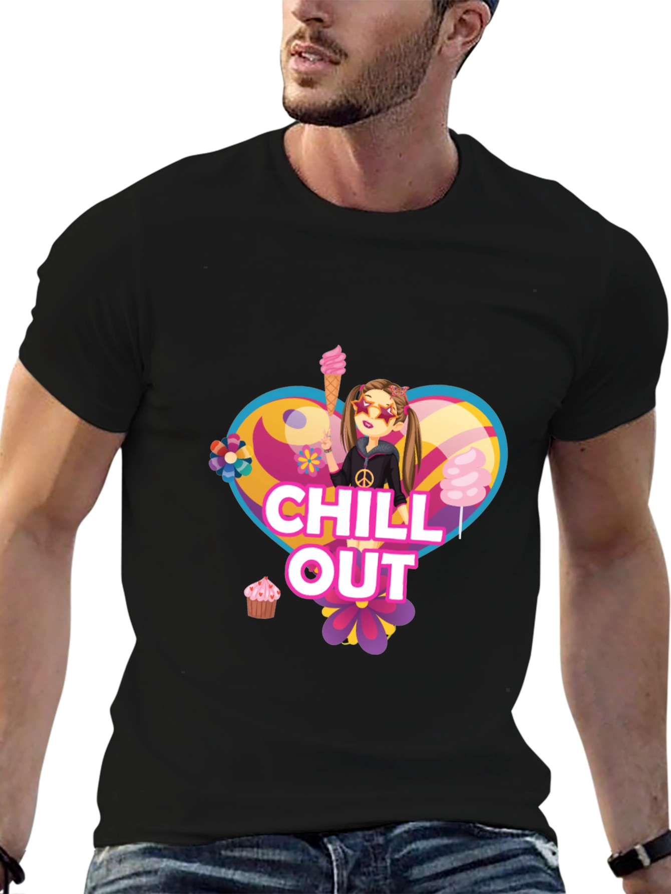 Chill Out Graphic Tee - Fun Design T-Shirt