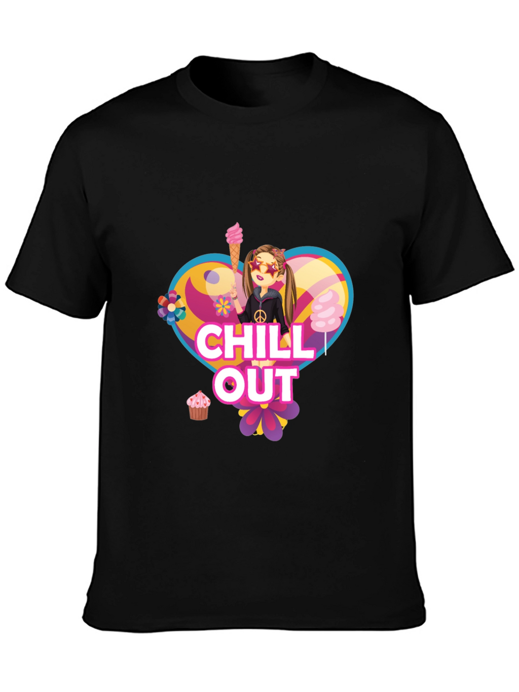 Chill Out Graphic Tee - Fun Design T-Shirt
