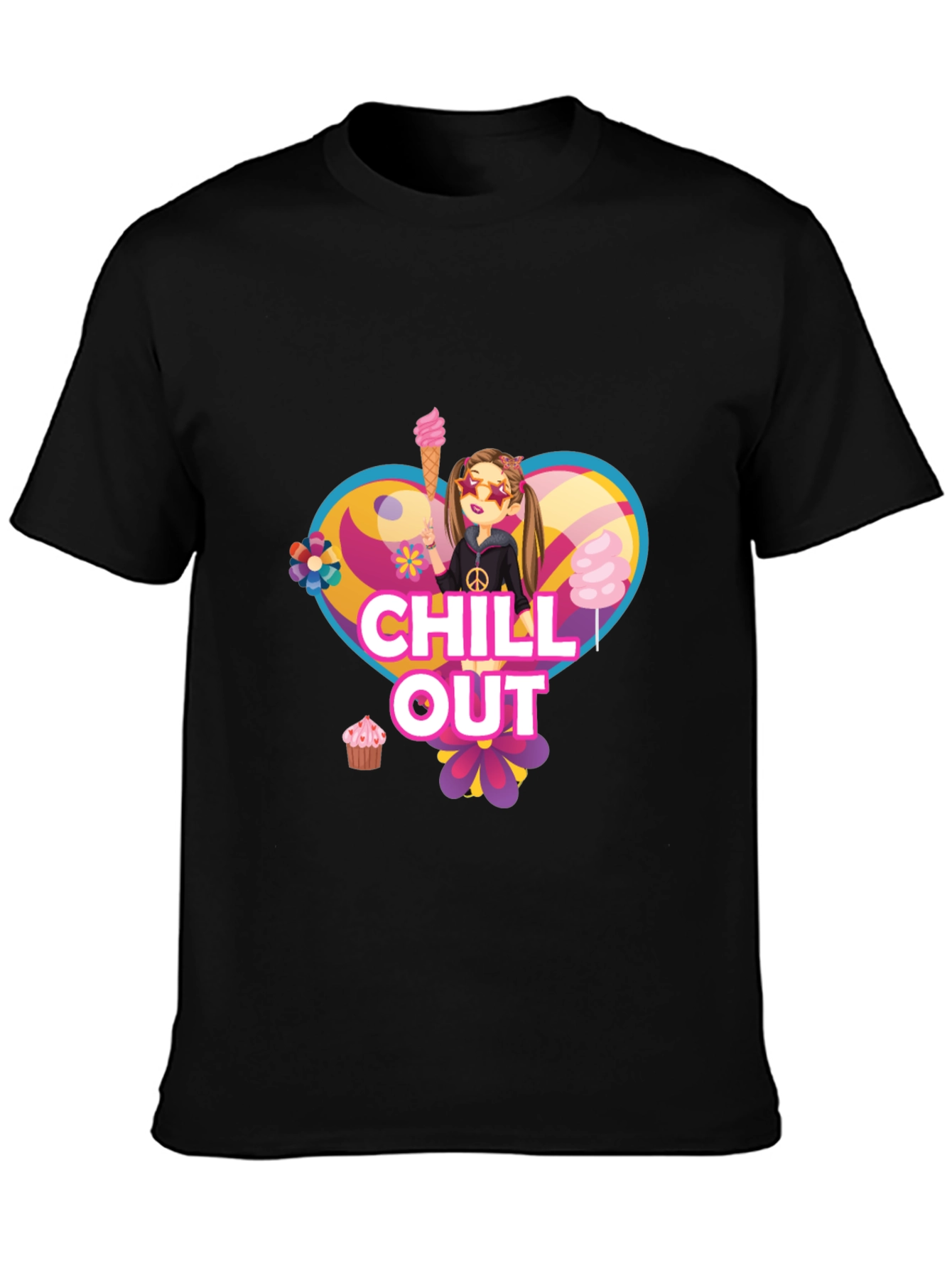 Chill Out Graphic Tee - Fun Design T-Shirt