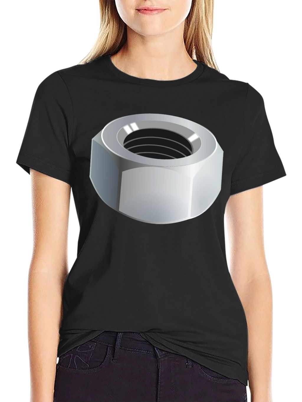 Nut Graphic T-Shirt - Unisex Black Tee
