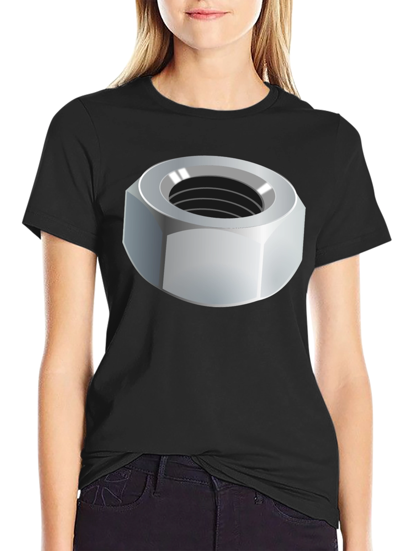 Nut Graphic T-Shirt - Unisex Black Tee