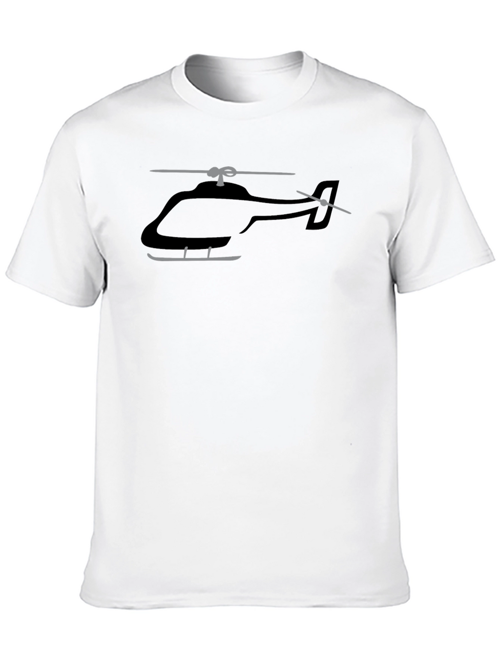 Helicopter Graphic Tee - Aviation Enthusiast T-Shirt
