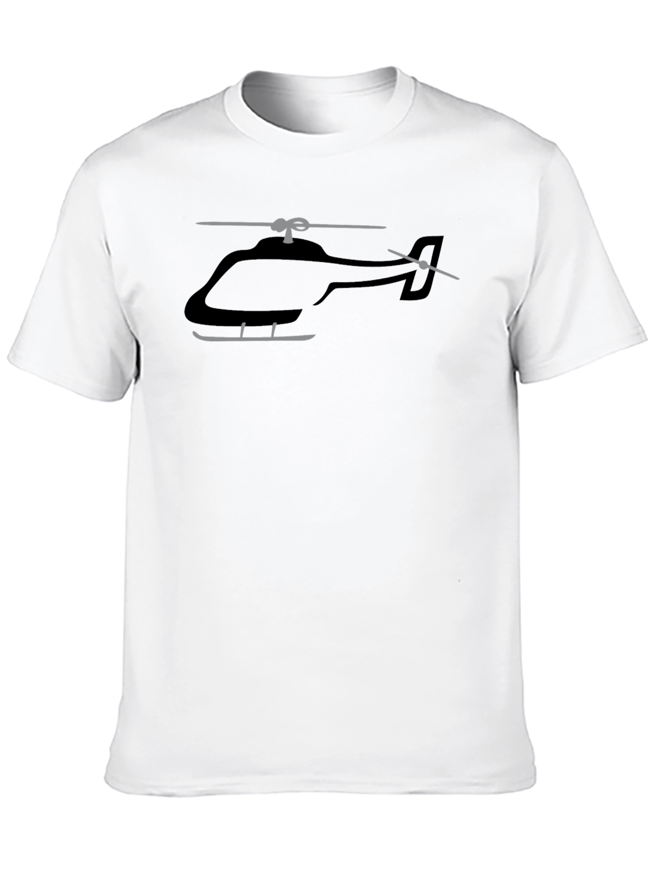 Helicopter Graphic Tee - Aviation Enthusiast T-Shirt