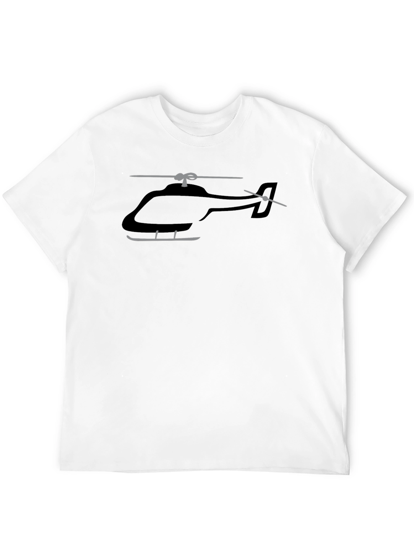 Helicopter Graphic Tee - Aviation Enthusiast T-Shirt