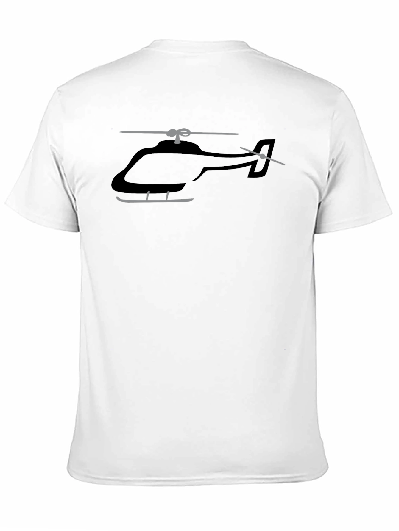 Helicopter Graphic Tee - Aviation Enthusiast T-Shirt