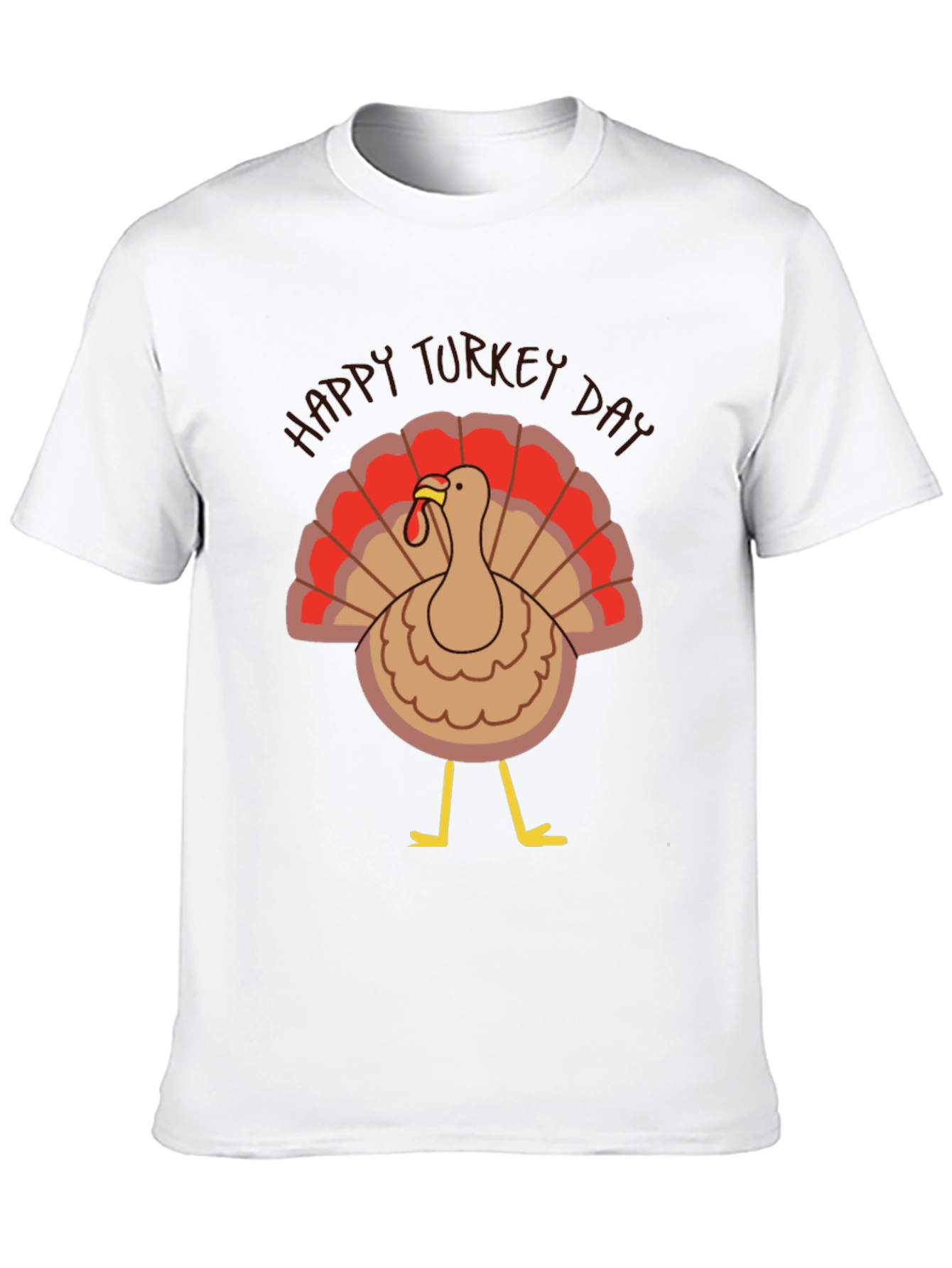 Happy Turkey Day Graphic T-Shirt