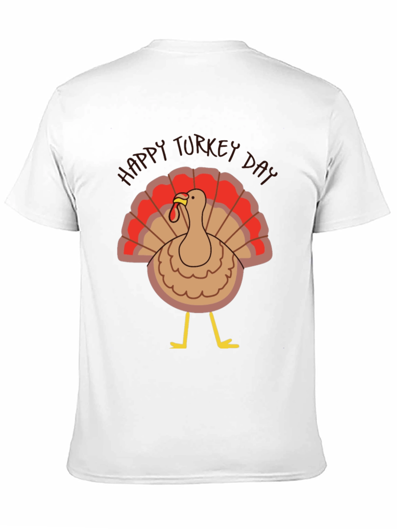 Happy Turkey Day Graphic T-Shirt