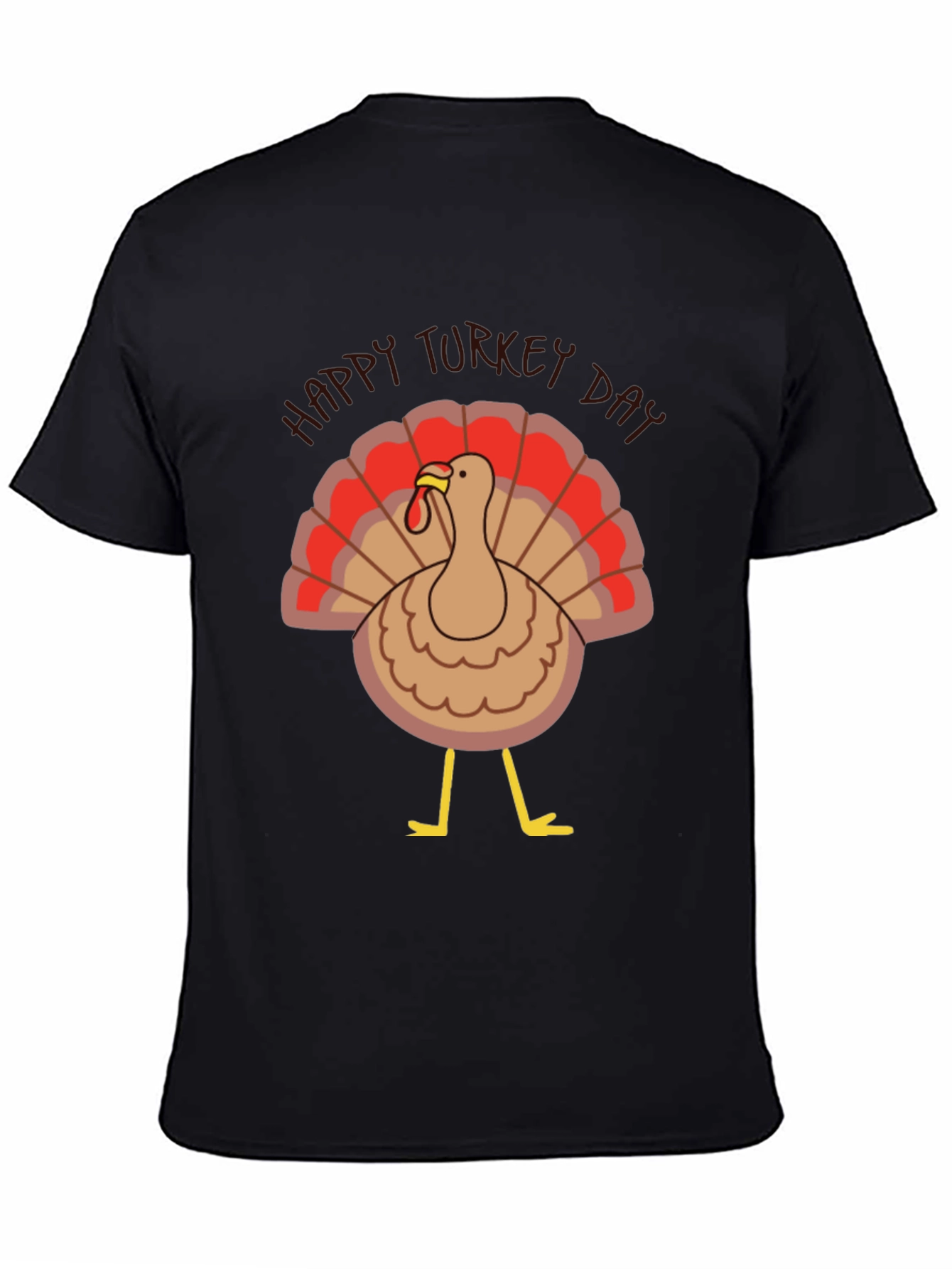 Happy Turkey Day Graphic T-Shirt