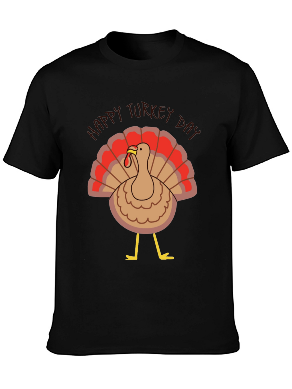 Happy Turkey Day Graphic T-Shirt