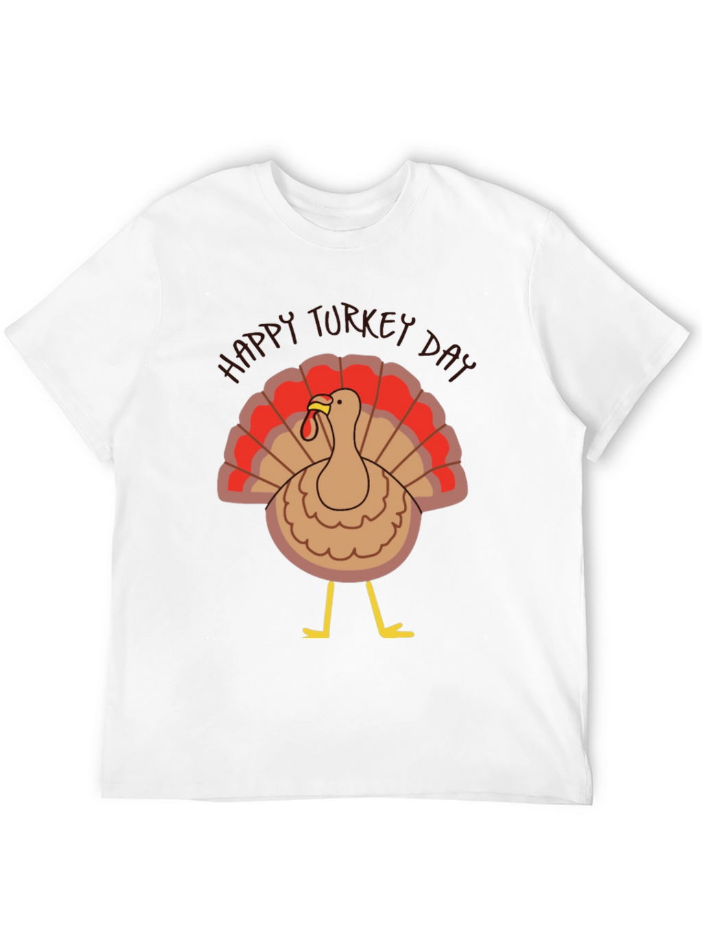 Happy Turkey Day Graphic T-Shirt