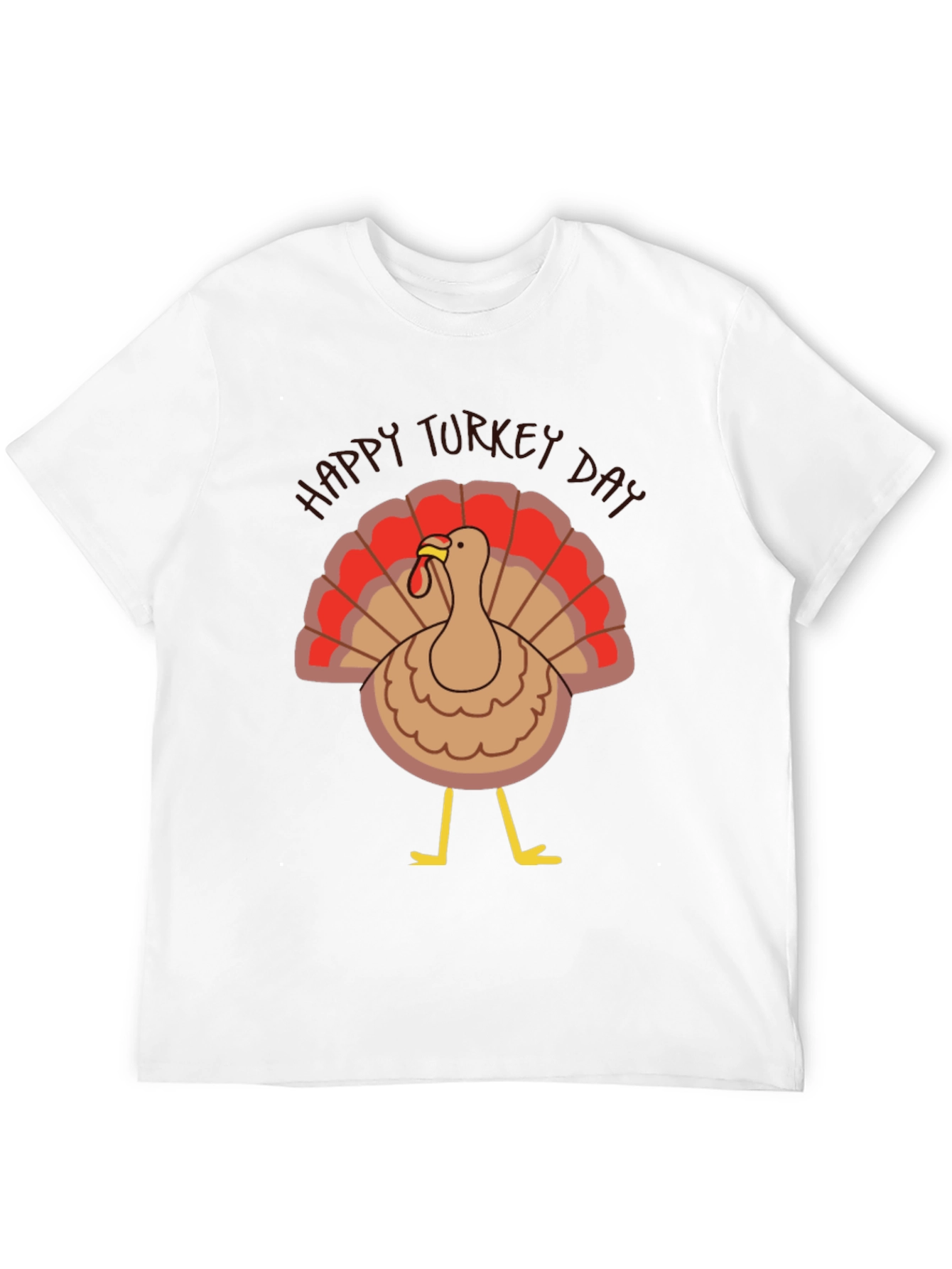 Happy Turkey Day Graphic T-Shirt