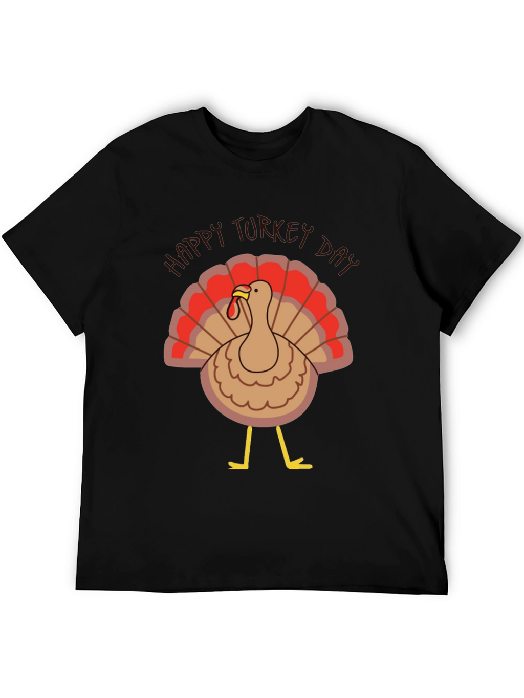 Happy Turkey Day Graphic T-Shirt