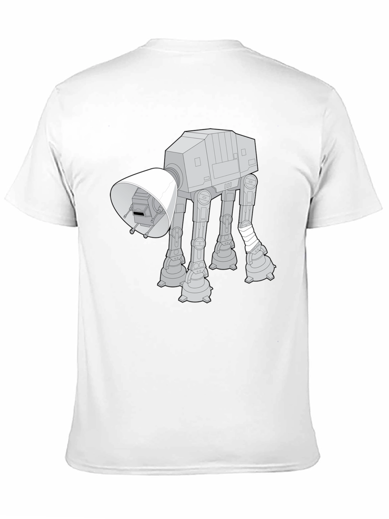 Injured AT-AT Walker Black T-Shirt