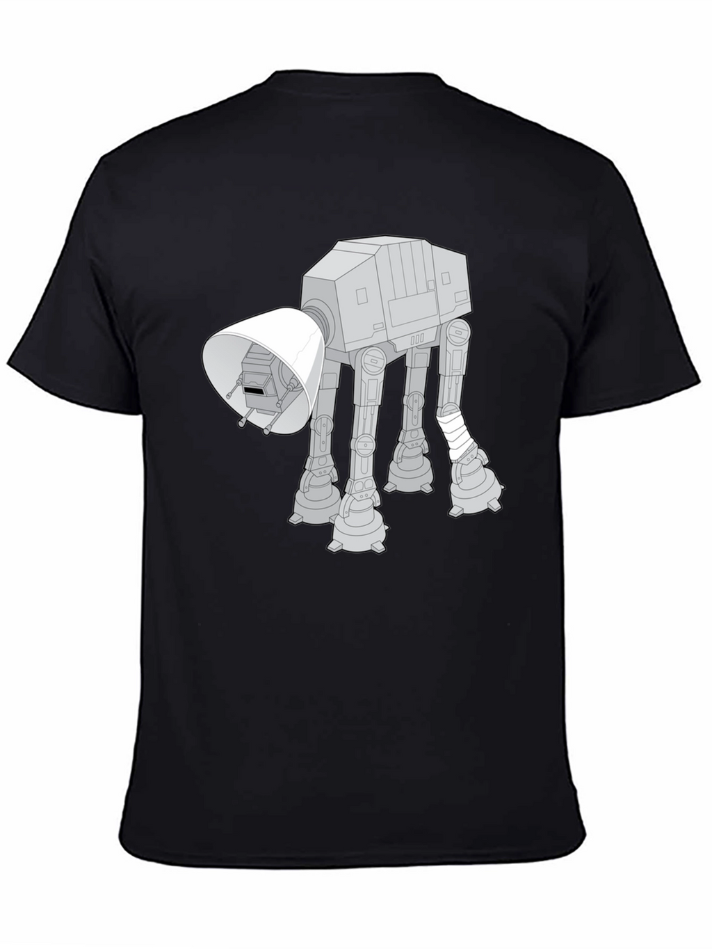 Injured AT-AT Walker Black T-Shirt