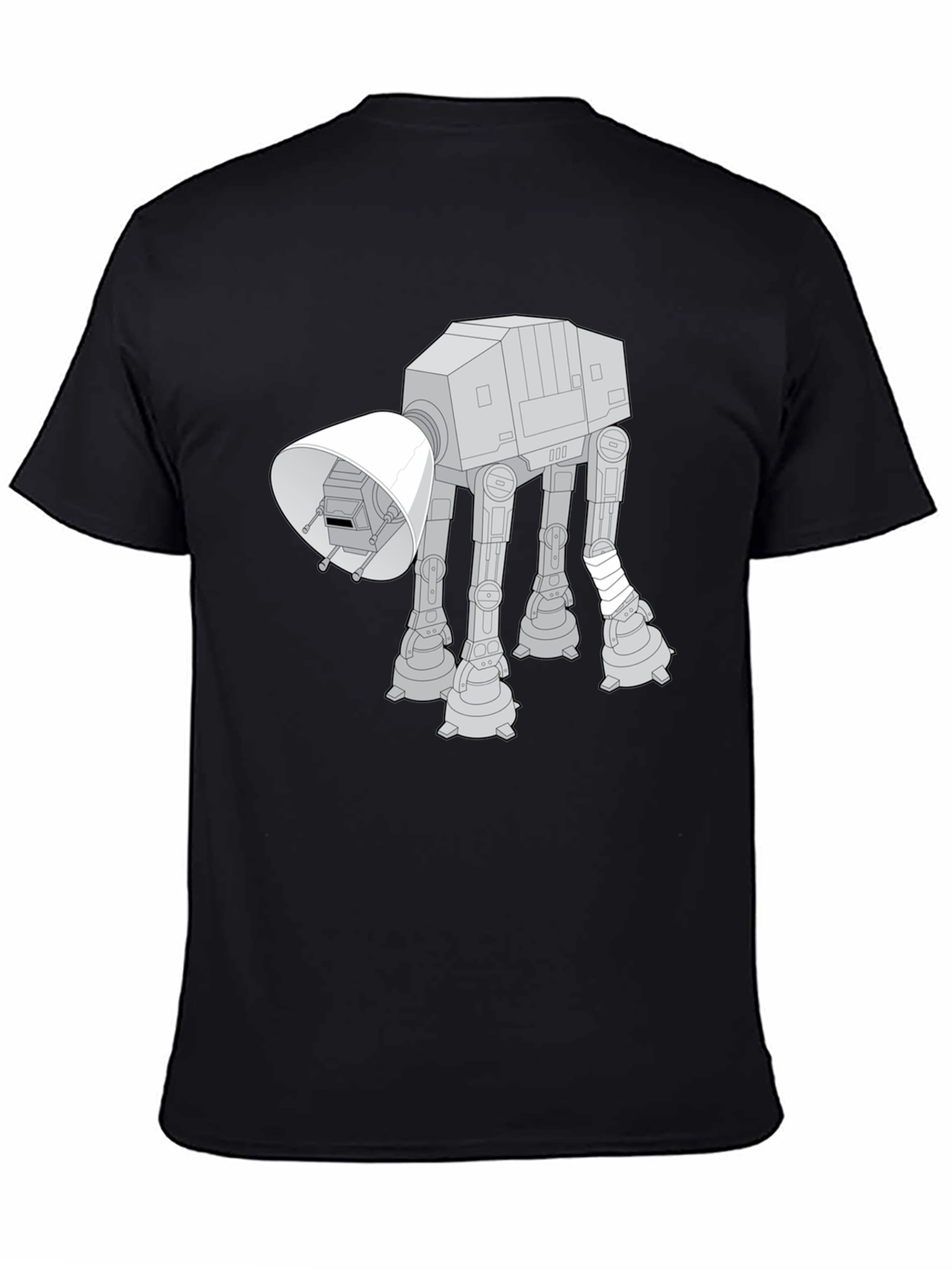 Injured AT-AT Walker Black T-Shirt