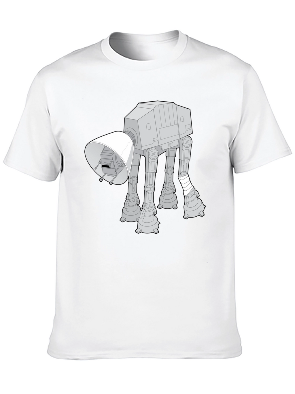 Injured AT-AT Walker Black T-Shirt