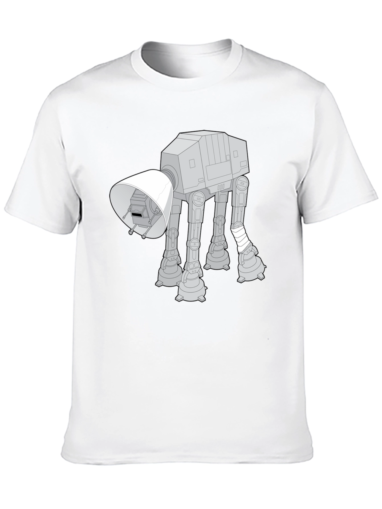 Injured AT-AT Walker Black T-Shirt