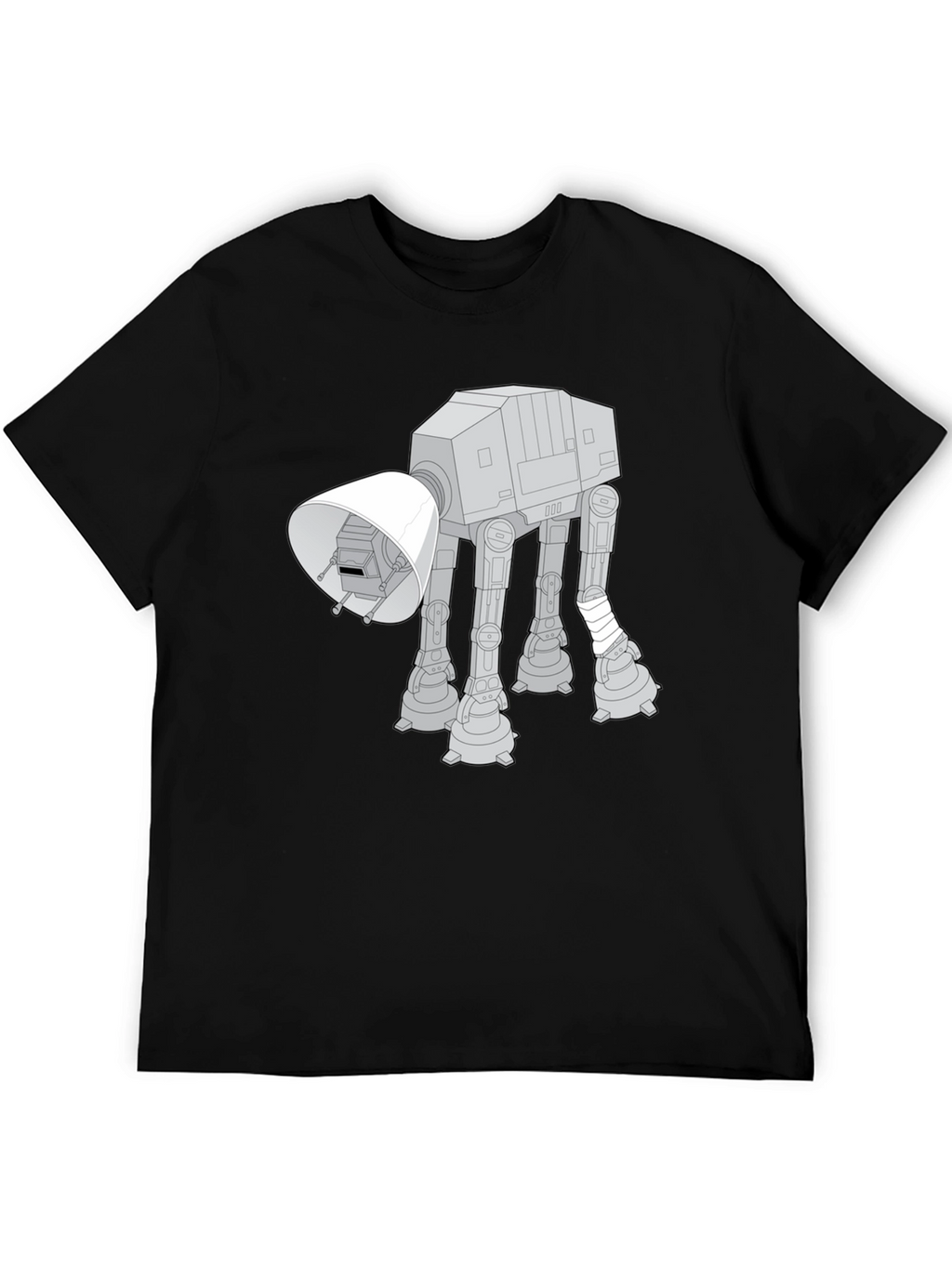 Injured AT-AT Walker Black T-Shirt