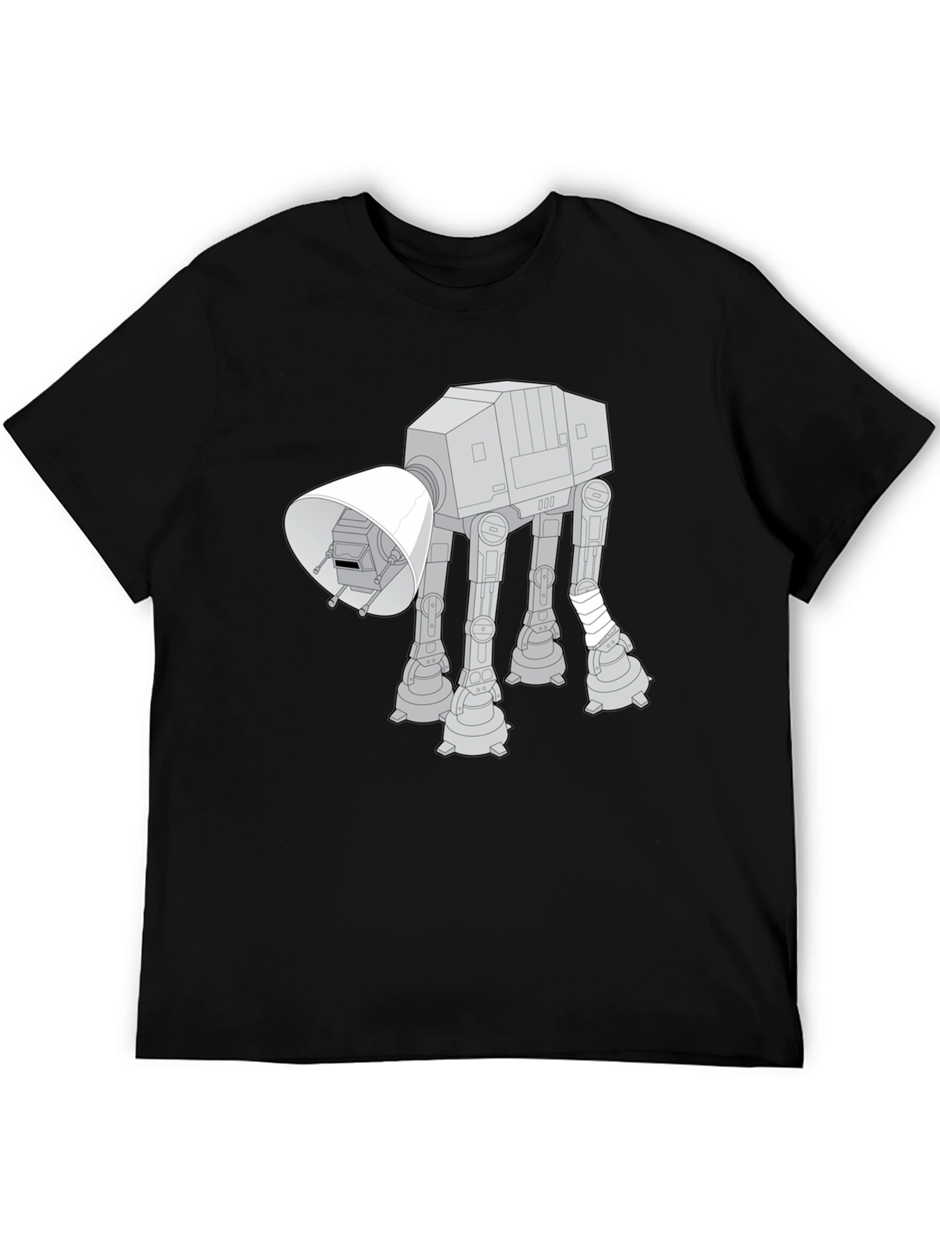Injured AT-AT Walker Black T-Shirt