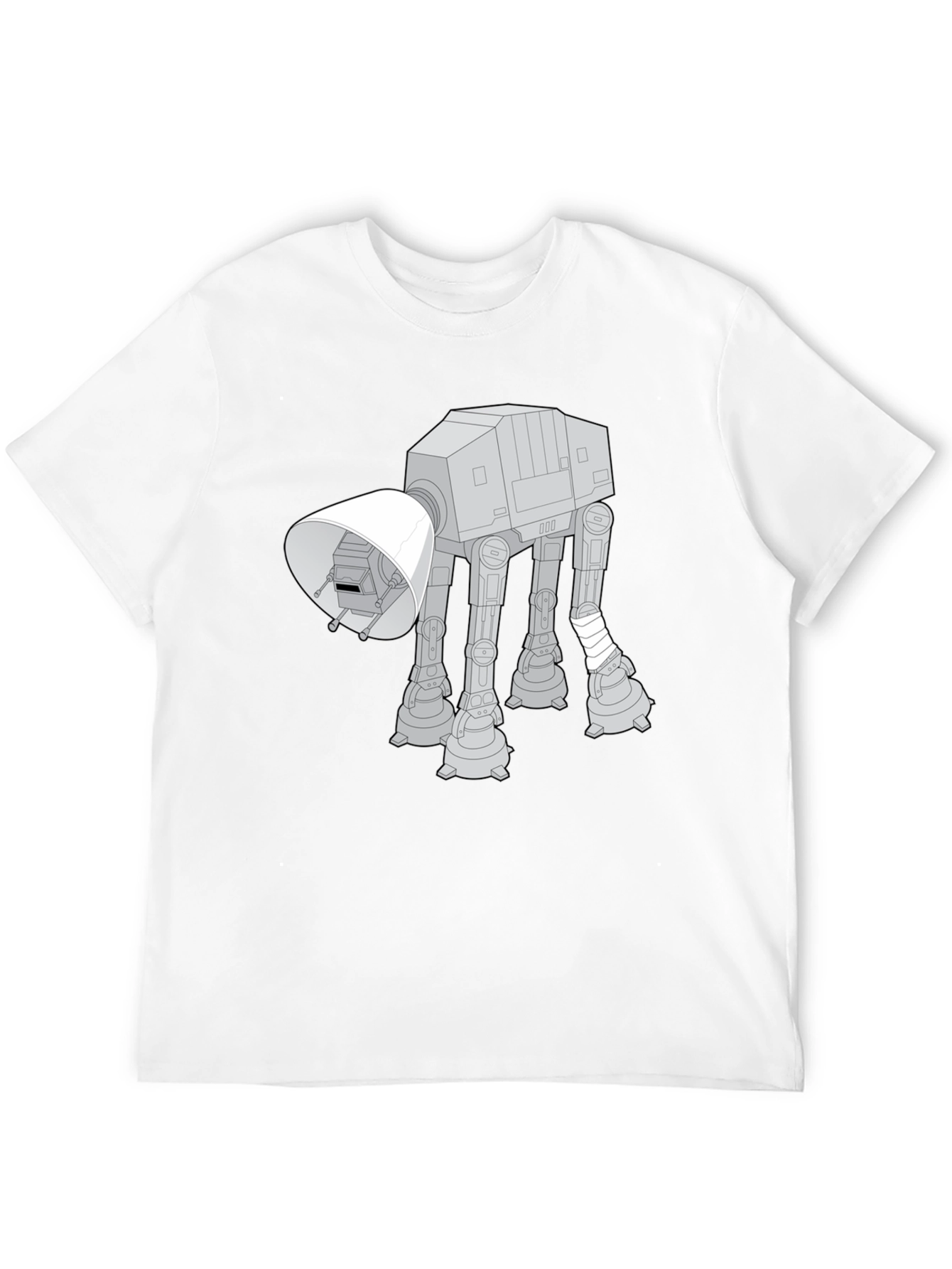 Injured AT-AT Walker Black T-Shirt
