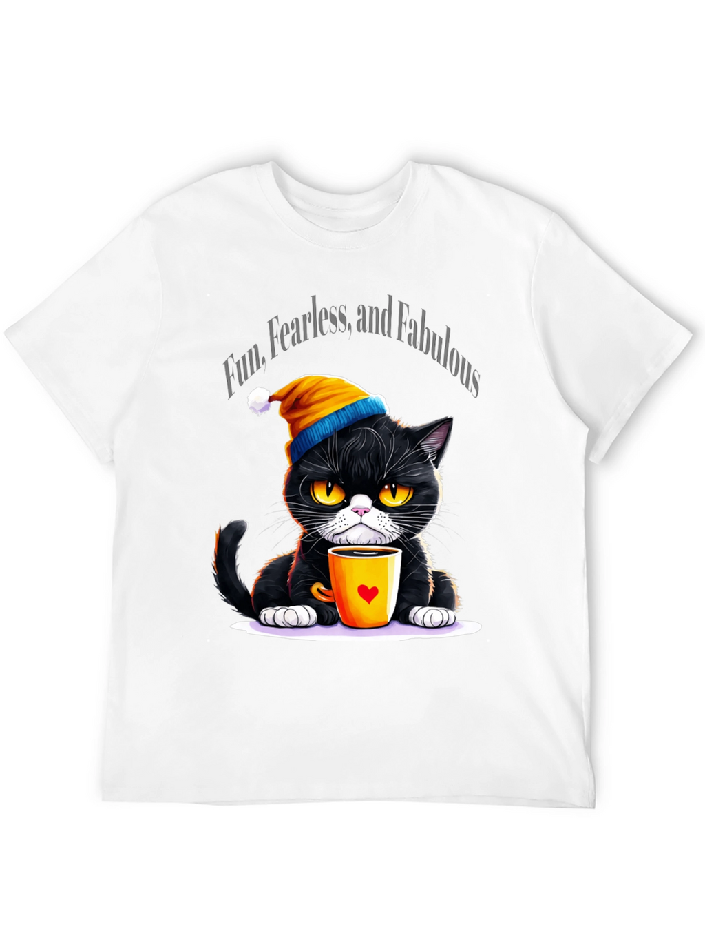 Fun Fearless Fabulous Cat T-Shirt