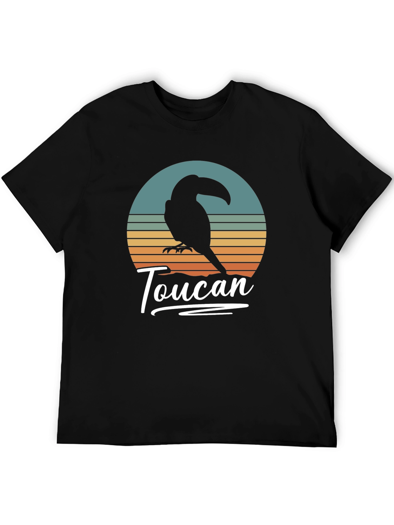 Retro Toucan Graphic Tee - Stylish Unisex T-Shirt