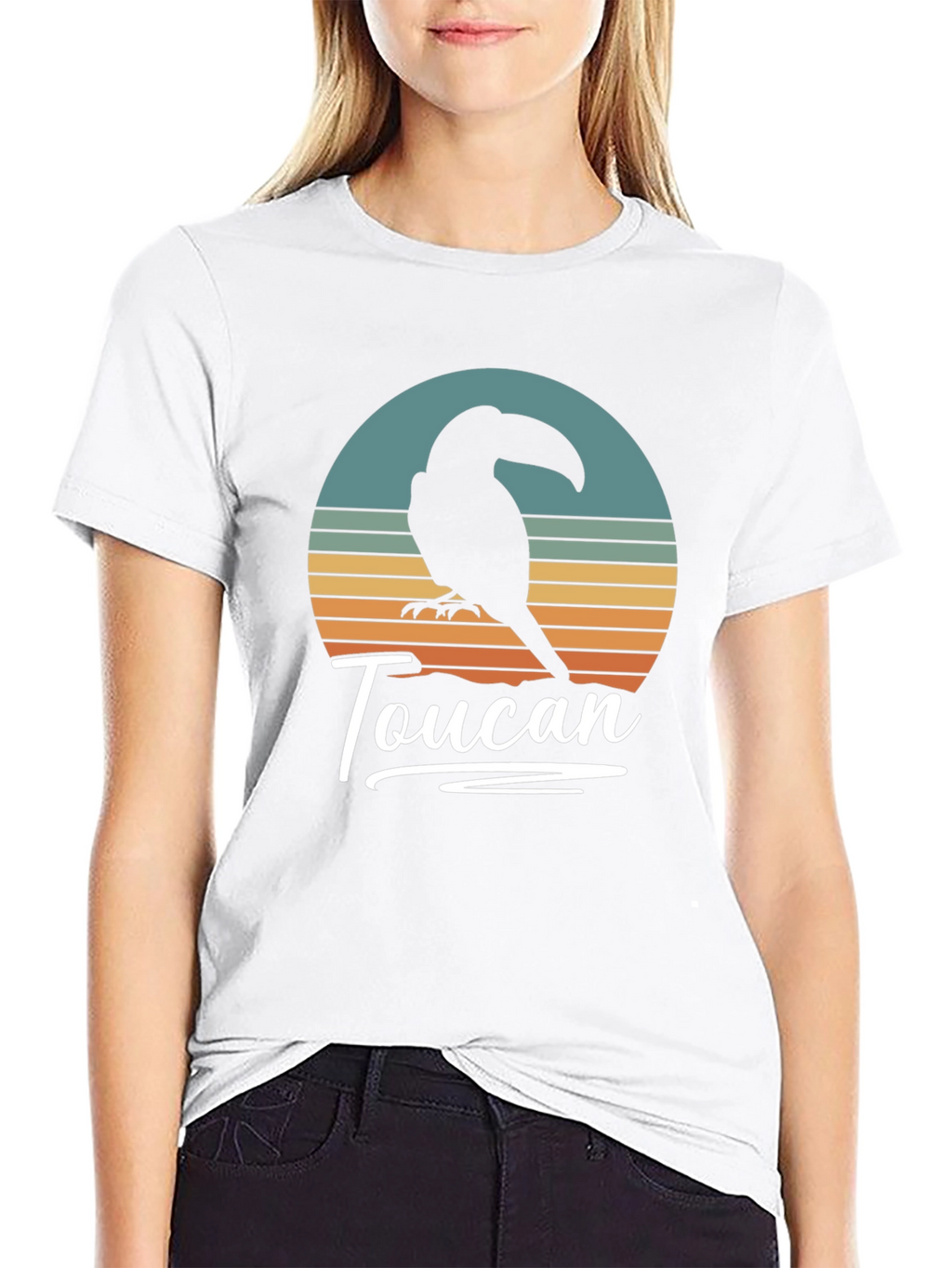Retro Toucan Graphic Tee - Stylish Unisex T-Shirt