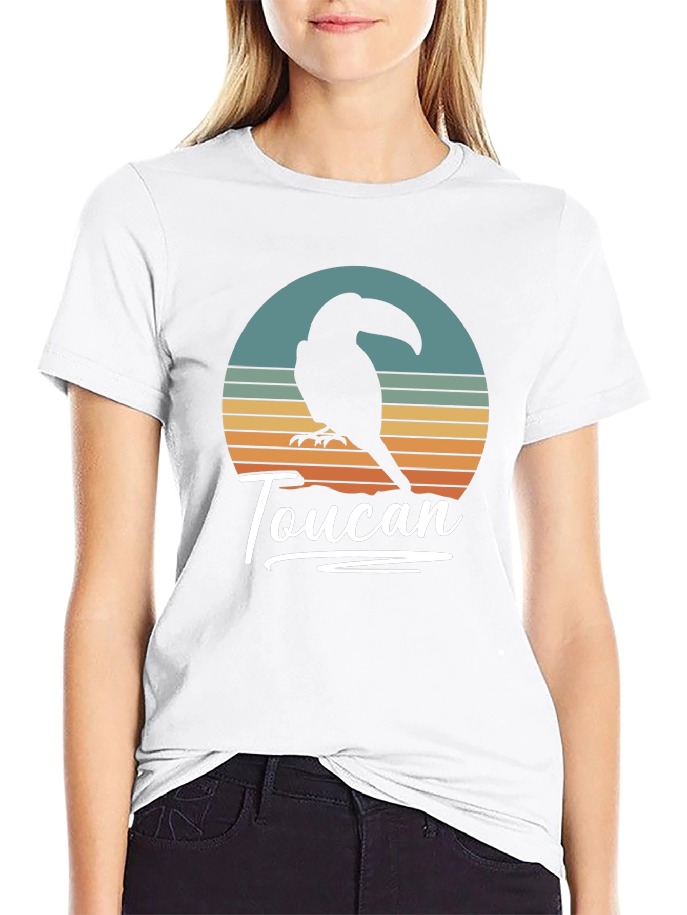 Retro Toucan Graphic Tee - Stylish Unisex T-Shirt