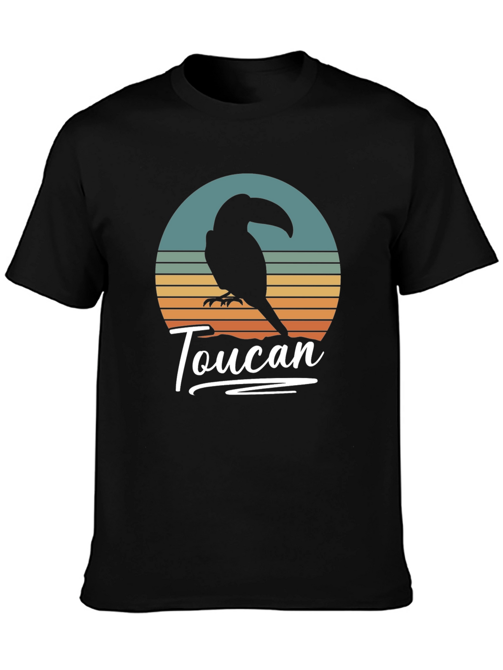 Retro Toucan Graphic Tee - Stylish Unisex T-Shirt