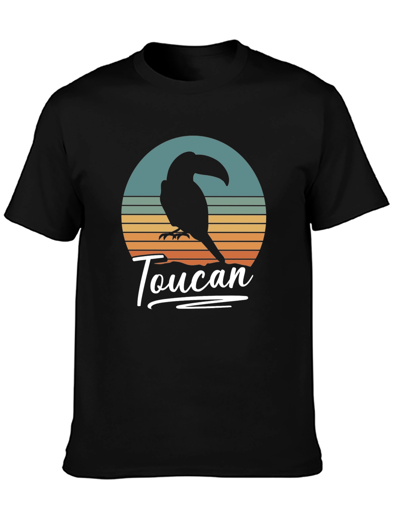Retro Toucan Graphic Tee - Stylish Unisex T-Shirt
