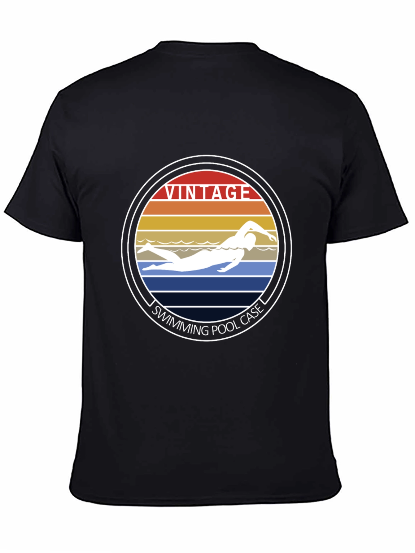 Vintage Swimmer Graphic T-Shirt