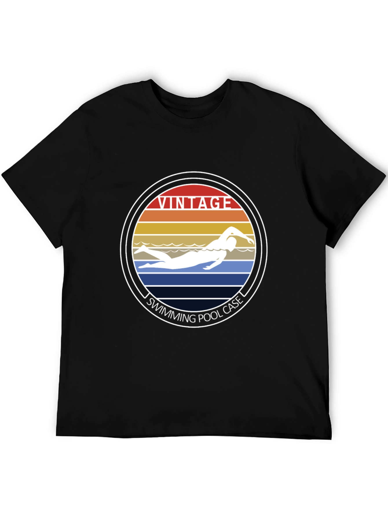 Vintage Swimmer Graphic T-Shirt