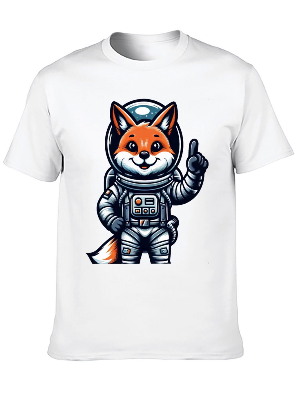 Cool Space Fox T-Shirt - Trendy Graphic Tee