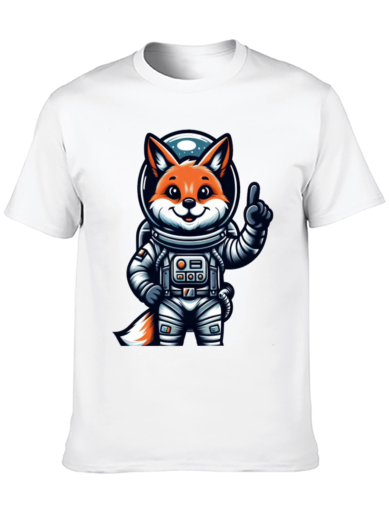 Cool Space Fox T-Shirt - Trendy Graphic Tee