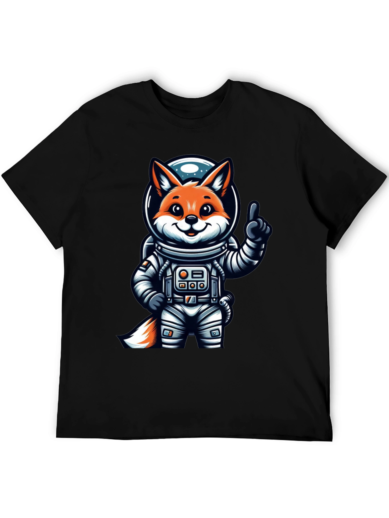 Cool Space Fox T-Shirt - Trendy Graphic Tee