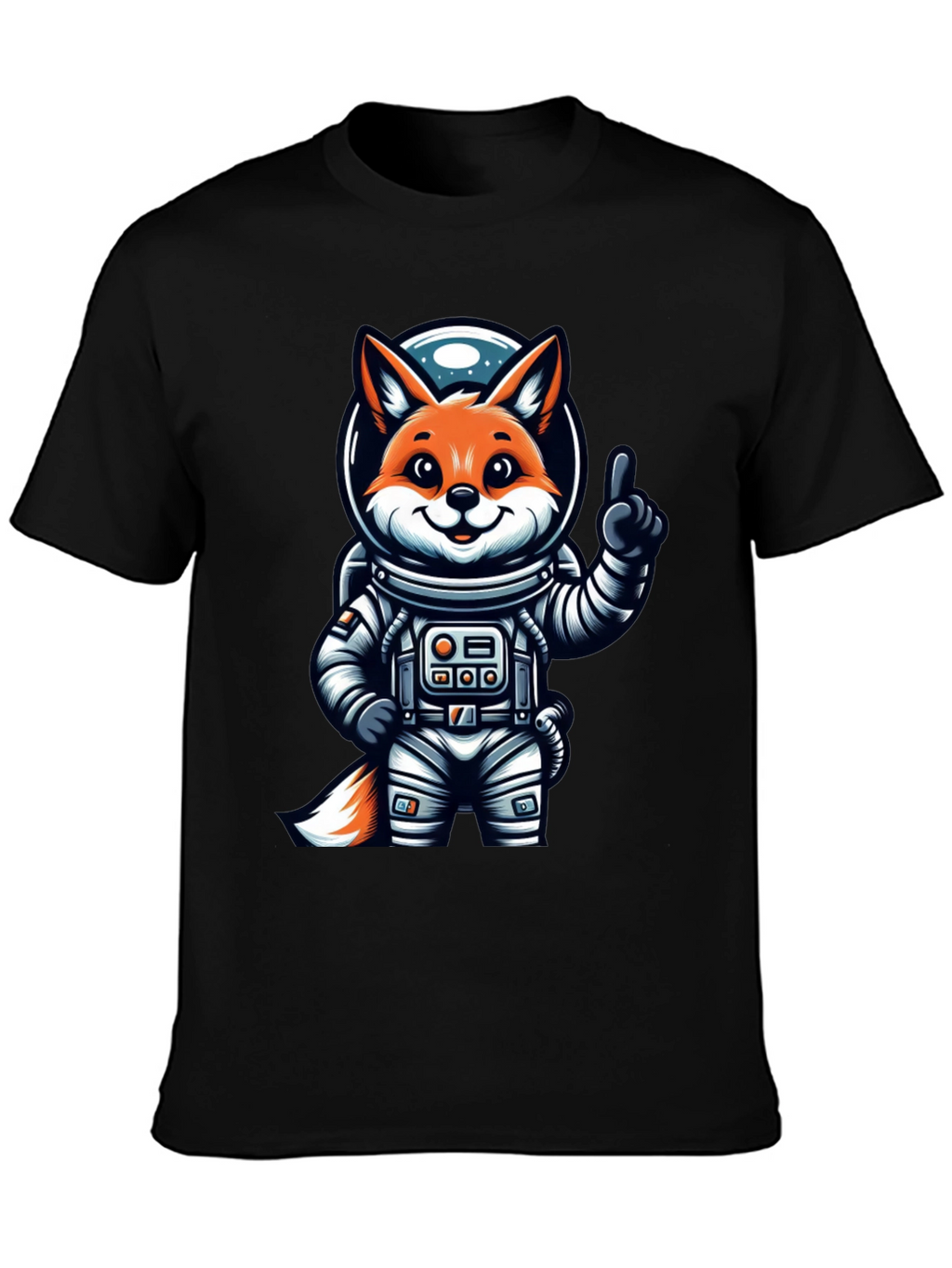Cool Space Fox T-Shirt - Trendy Graphic Tee