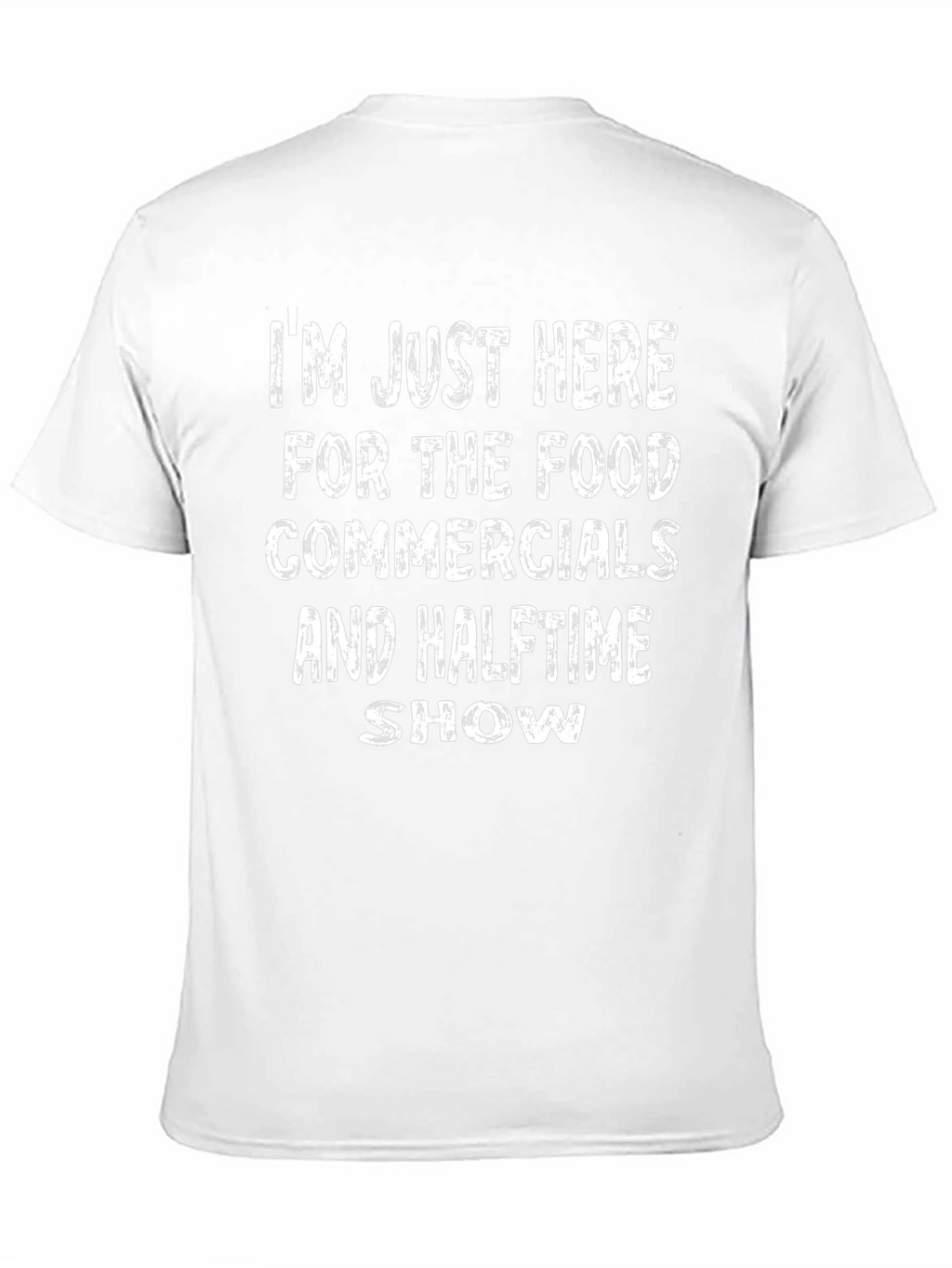 Funny Football Game Day T-Shirt: Food Commercials Halftime