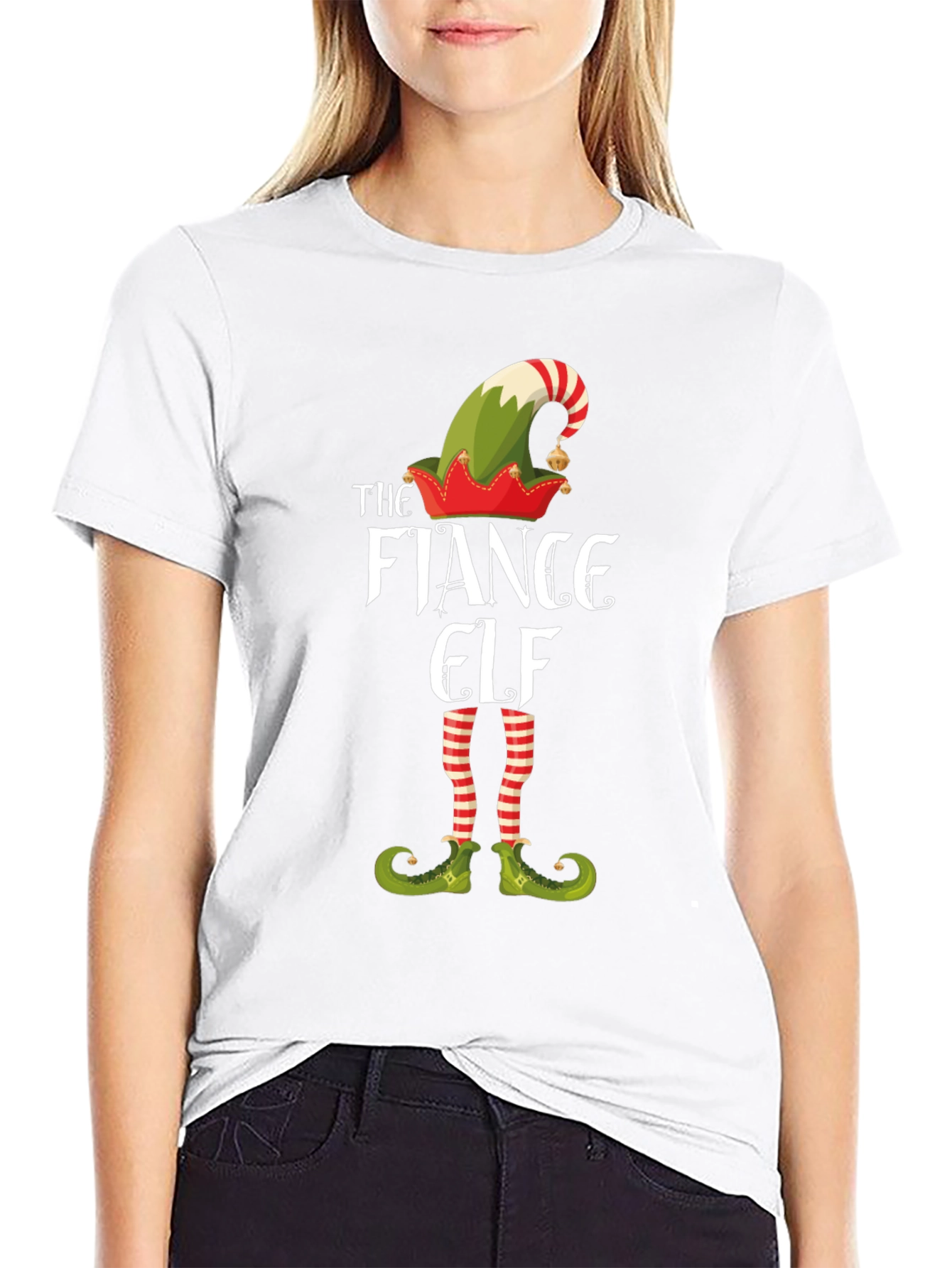 Fiance Elf Christmas T-Shirt