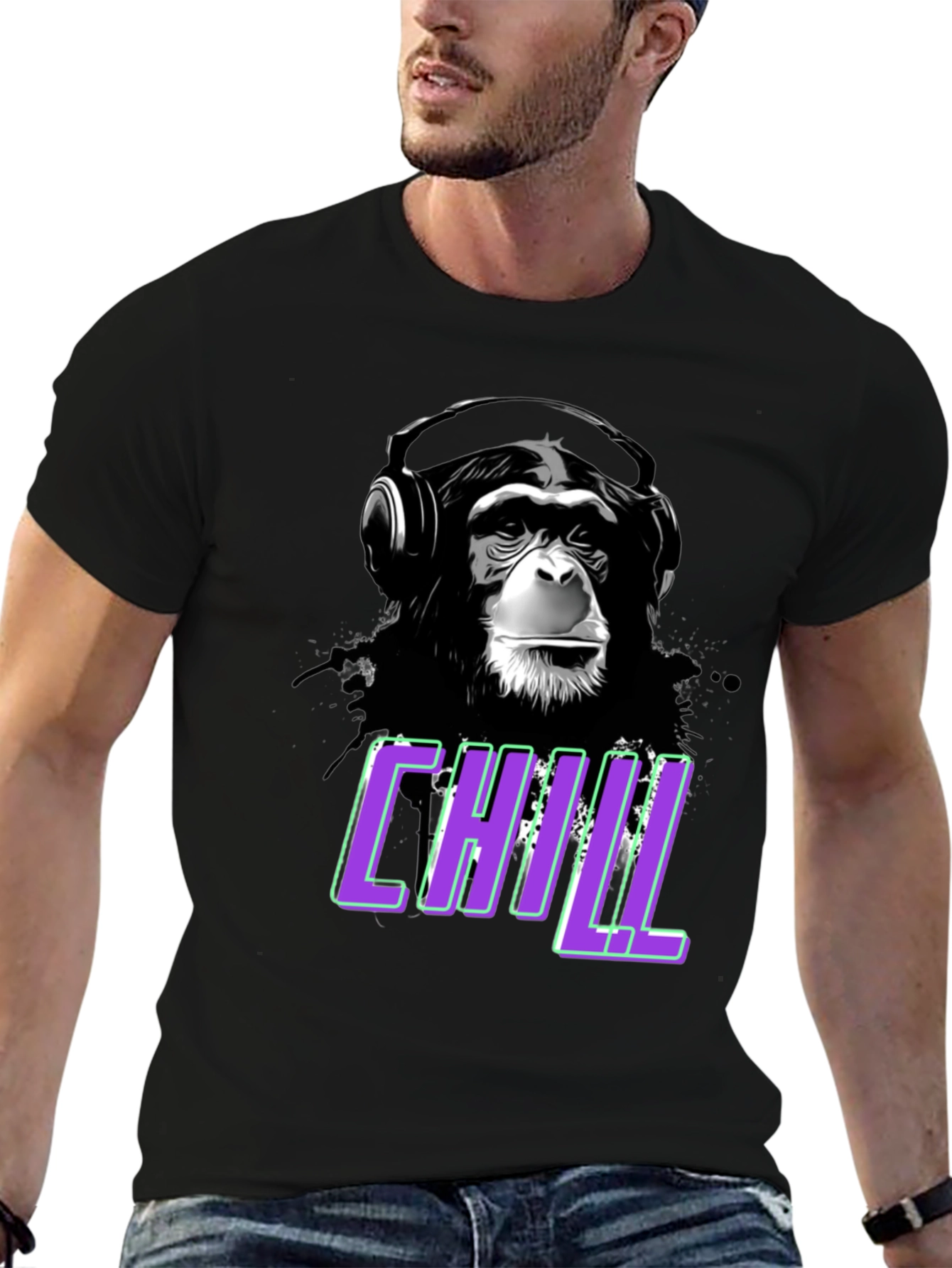 Chill Monkey Graphic Tee - Relaxed Fit