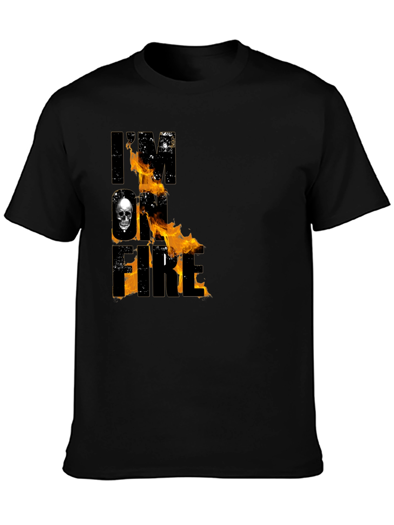 Im On Fire Skull Graphic Tee