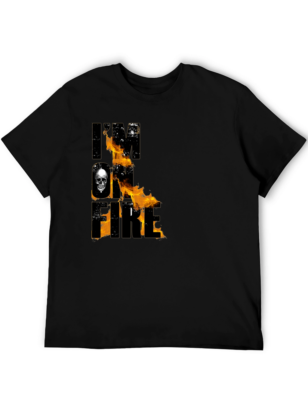 Im On Fire Skull Graphic Tee
