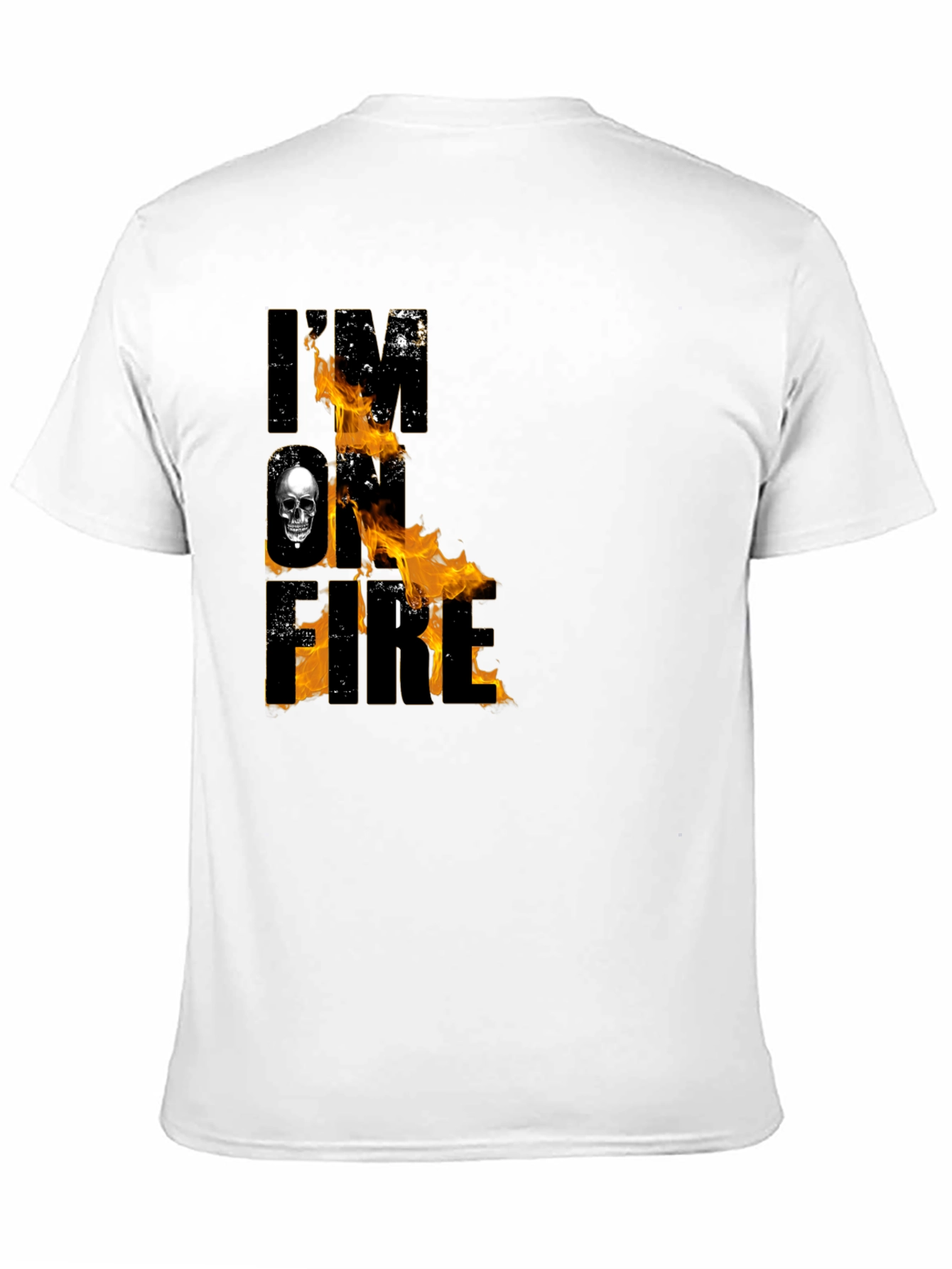 Im On Fire Skull Graphic Tee