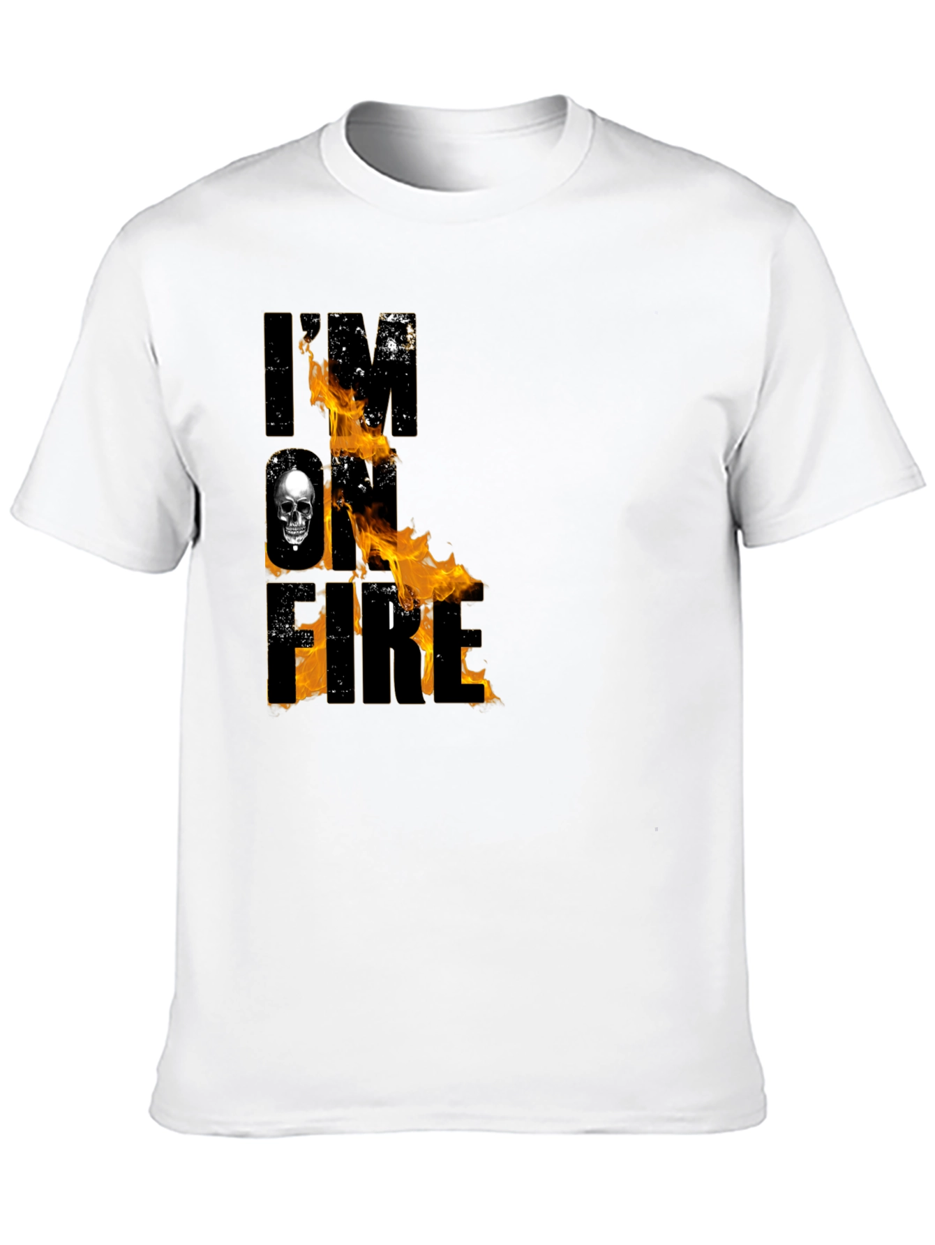 Im On Fire Skull Graphic Tee