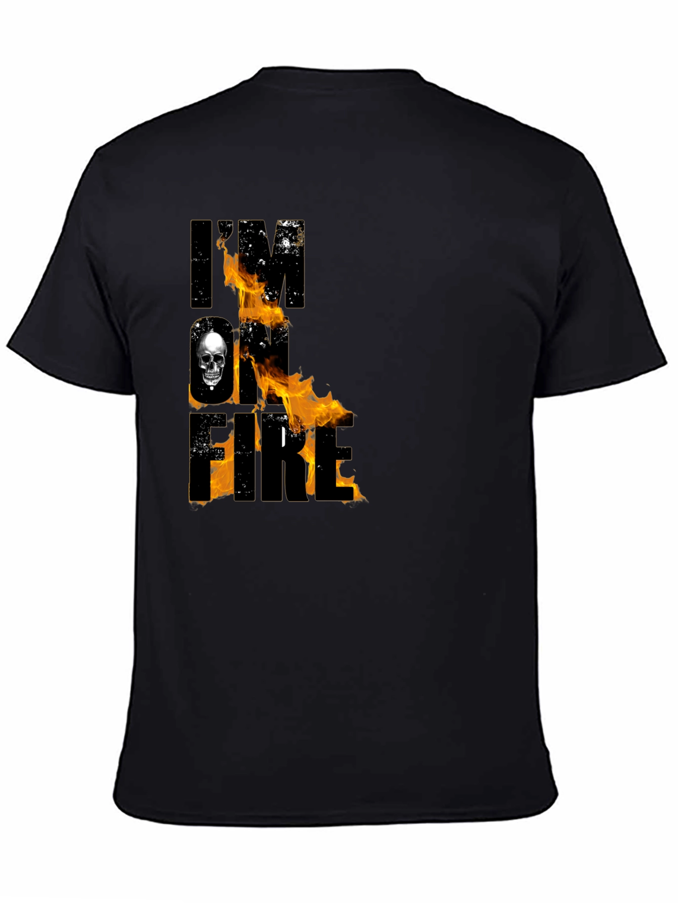 Im On Fire Skull Graphic Tee