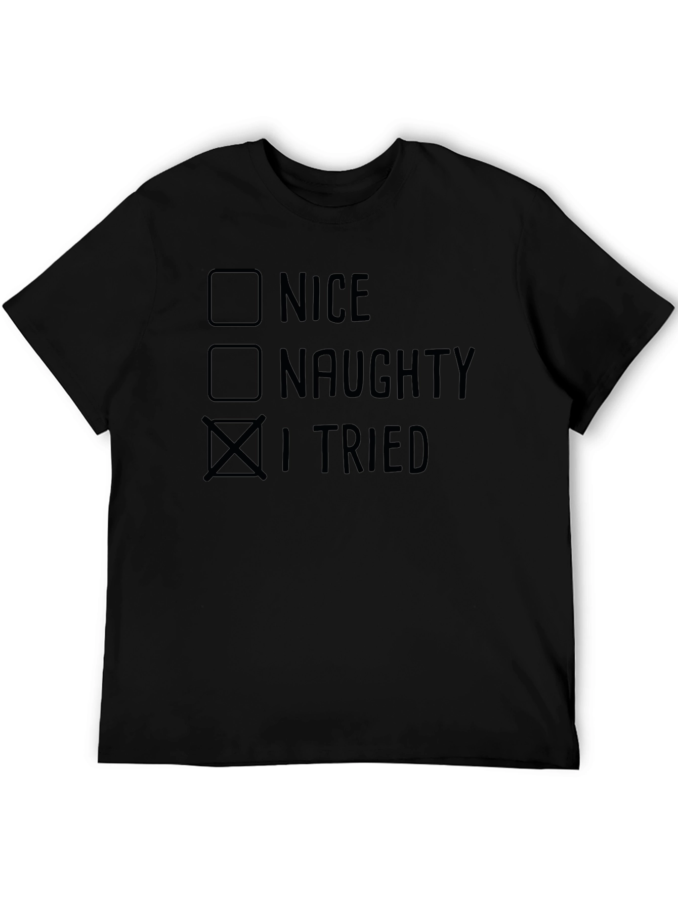 I Tried Funny Christmas T-Shirt