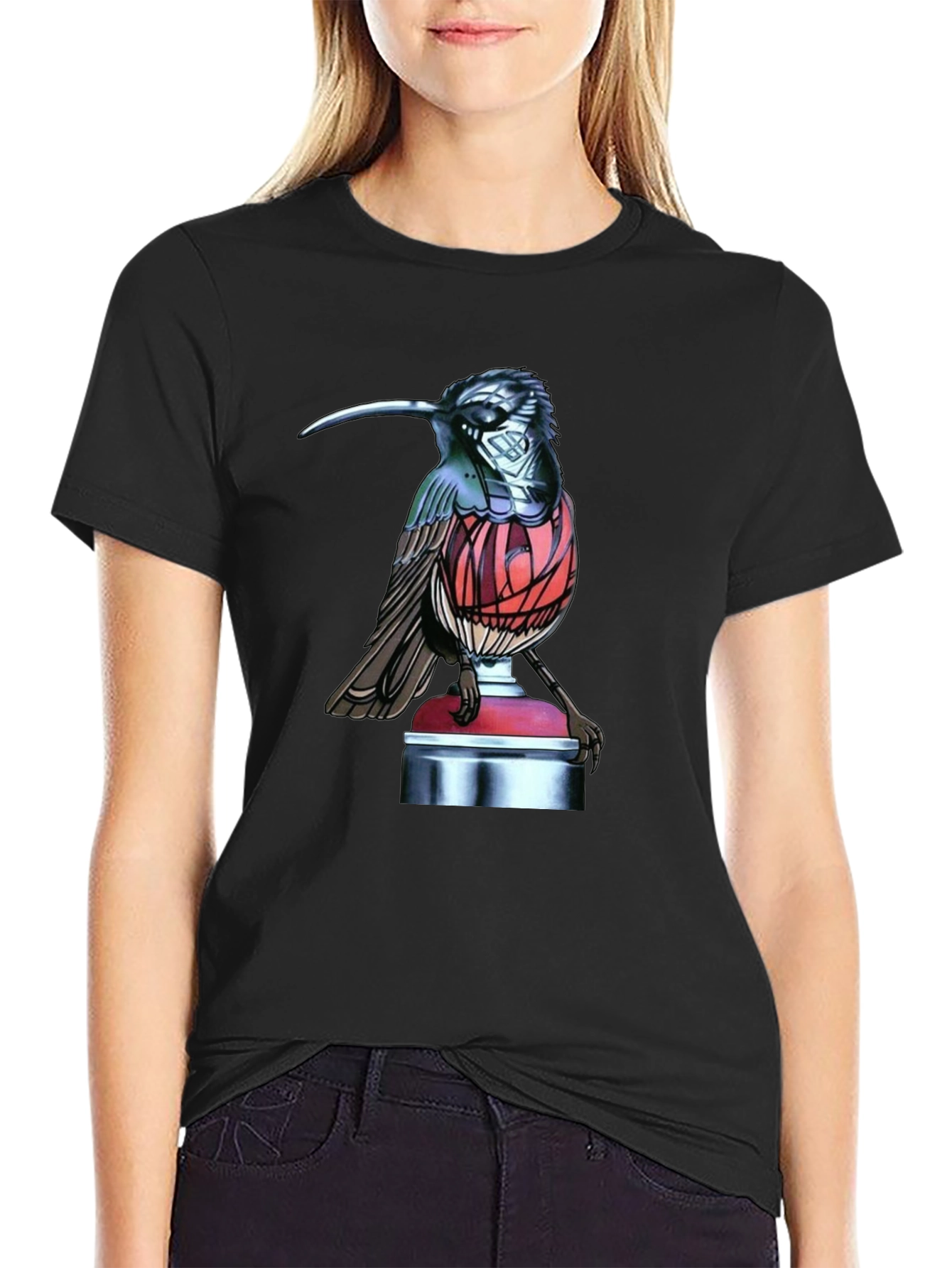 Hummingbird Spray Can Art T-Shirt