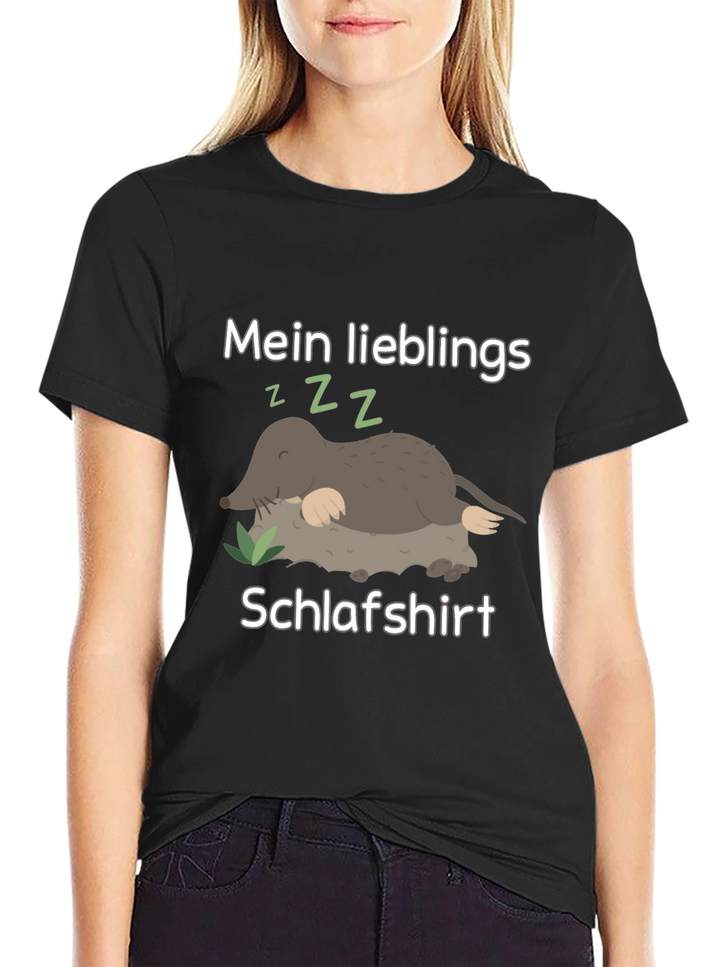 Mein Lieblings Schlafshirt Funny Mole Sleep T-Shirt